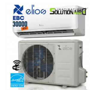 Large Wall-Mounted Heat Pump Elios 30000 BTU EBC Home Heating